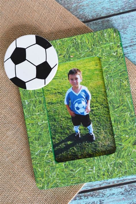 Cute Soccer Craft for Boys Room - Gym Craft Laundry