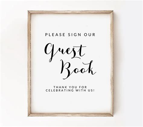 Printable Wedding Sign #A056 Instant Download Guest Book Sign Wedding Sign Please Sign our Guest ...