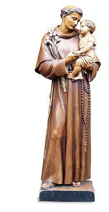 St Anthony Statue - Wood Statue