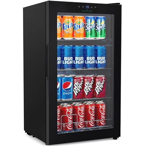 Nutrichef Compact Beverage Fridge Cooler - Wine Bottle & Can Beverage ...