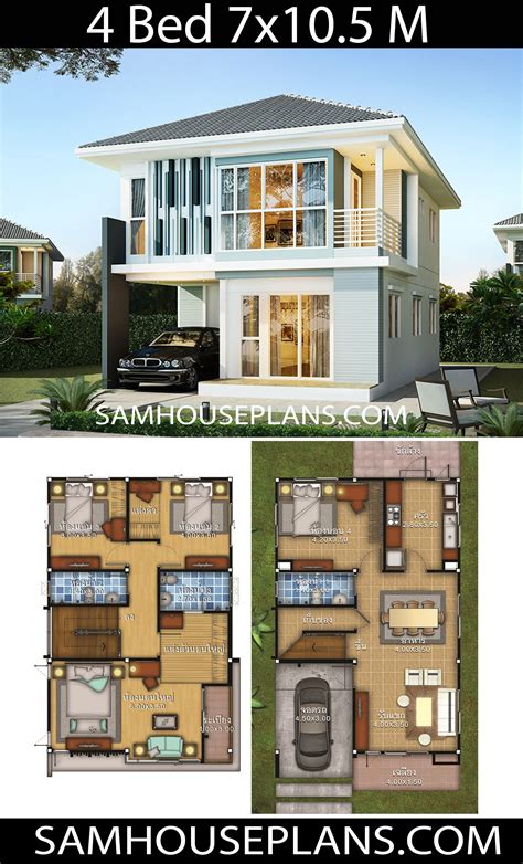 Modern 2 Story House Floor Plans With Dimensions Bmp - vrogue.co