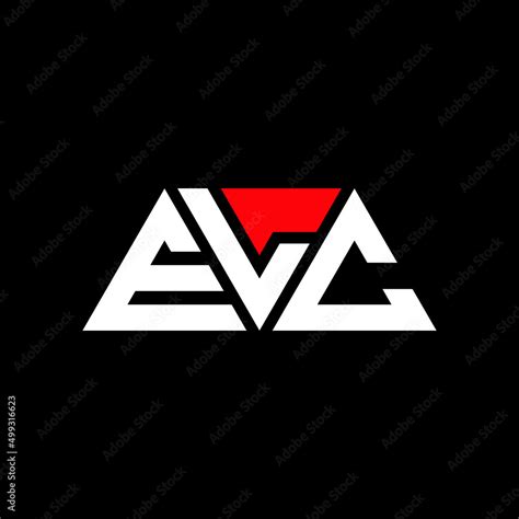 ELC triangle letter logo design with triangle shape. ELC triangle logo design monogram. ELC ...