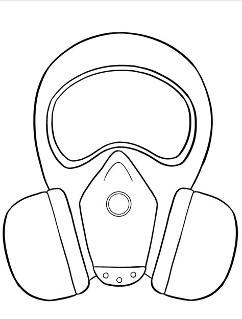 Gas Mask coloring page - Download, Print or Color Online for Free