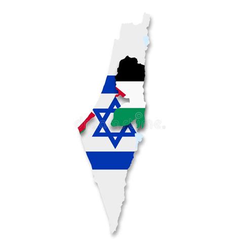 Palestine and Israel Flags. Flag Palestine and Flag Israel, Conflict ...