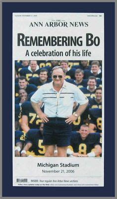 73 Best Bo Schembechler ideas | bo schembechler, michigan football, go blue