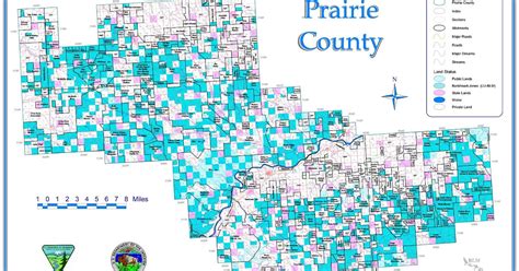 Map Catalog: Cadastral Map - Prairie County, MT