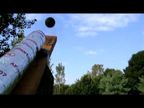 Homemade Tennis Ball Cannon - YouTube