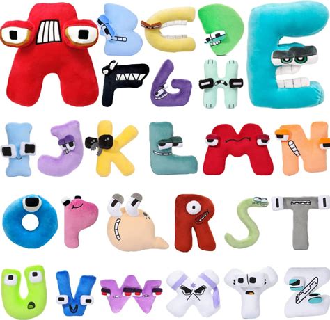 Buy ADILAIDUN Alphabet Lore Plush,26 Pcs Alphabet Lore Plushies Toys,Rainbow Friends Mystery Box ...