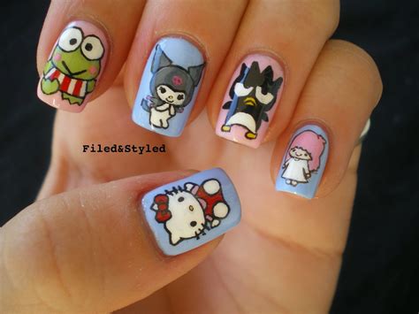 Hello Kitty Nails | Filed & Styled Filed & Styled: Hello Kitty Nails