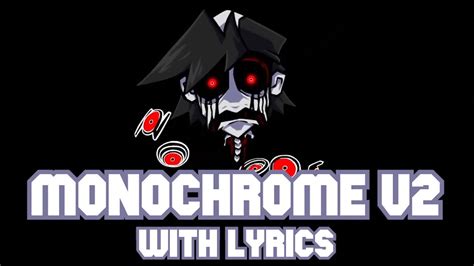 Monochrome V2 with Lyrics | Friday Night Funkin': Hypno's Lullaby with Lyrics (HALLOWEEN SPECIAL ...