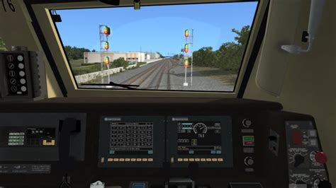 TS2015 HD: Amtrak GE P42DC Cab Ride on Train 97 The Silver Meteor (West ...