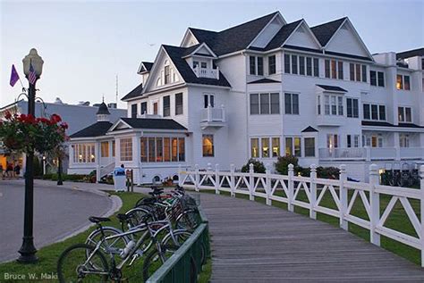 Hotel Iroquois on Mackinac Island, Michigan. While small for a hotel, with 46 rooms and suites ...