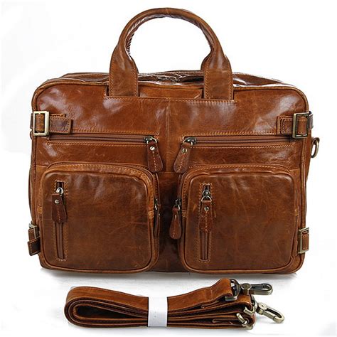 Brown Leather Briefcase Leather Backpack