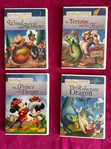 WALT DISNEY ANIMATION Collection DVD lot Of 4 Classic Short Films ...