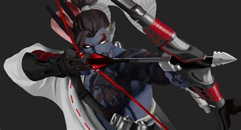 ArtStation - Demon Hanzo