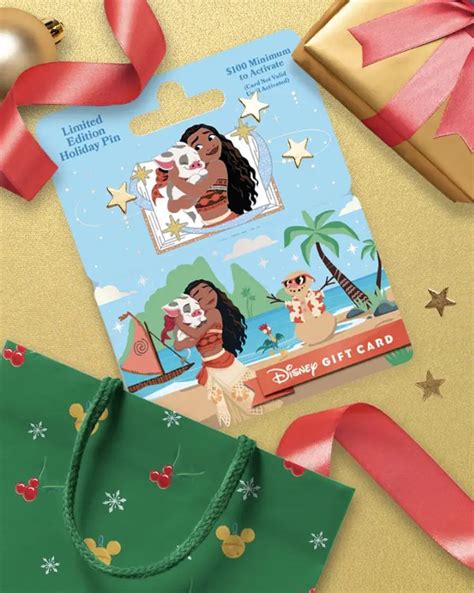 New 2023 Disney Gift Cards With Holiday Pins Are Available Now!