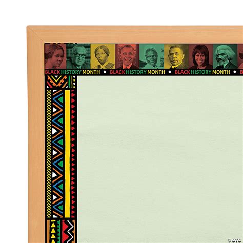 Black History Double-Sided Bulletin Board Borders | Oriental Trading