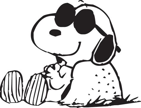 Snoopy dog vector sketches