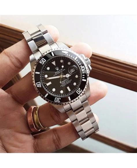 Rolex Submariner Black Dial Men's Watch at best price in New Delhi