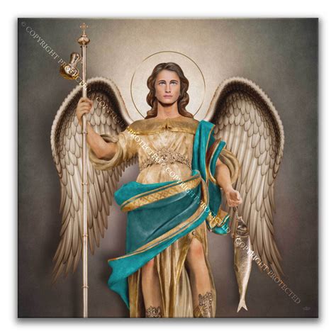 St. Raphael the Archangel Canvas Print – VENXARA