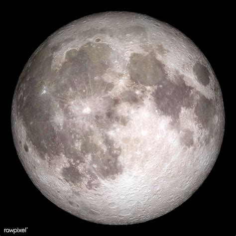 Full moon. Original from NASA. Digitally enhanced by rawpixel. | Free public domain photo - 440195