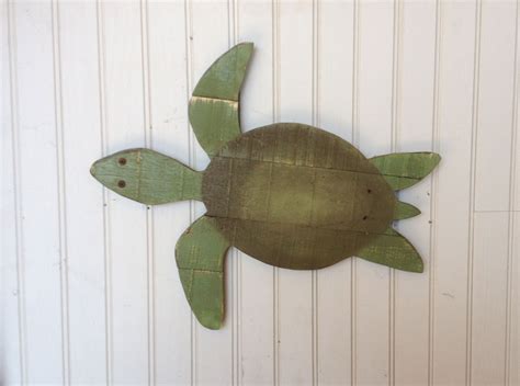 Green Sea Turtle Wall Hanging wood wall art great for any