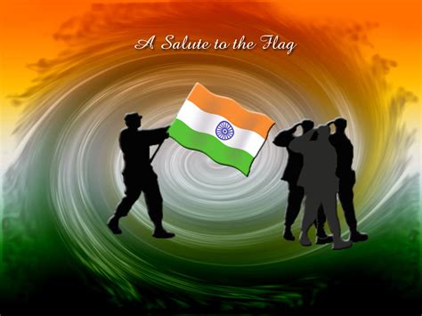 Indian Independence Day Salute Indian Flag Quotes Wallpaper 10682 - Baltana