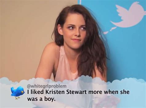 Kristen Stewart from Celebrity Mean Tweets From Jimmy Kimmel Live! | E! News