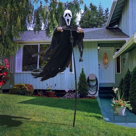 Buy LarpGears ecrow Screaming Ghost Halloween y Ghost of Death Ghost Flying Halloween Decoration ...