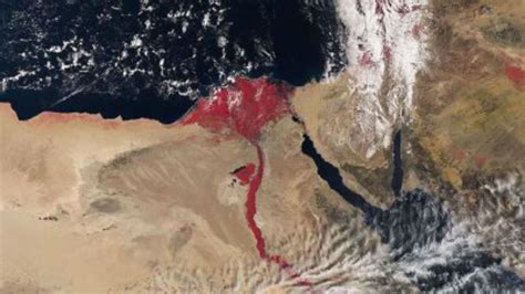 Satellite photo shows Nile River colored blood red | WREG.com