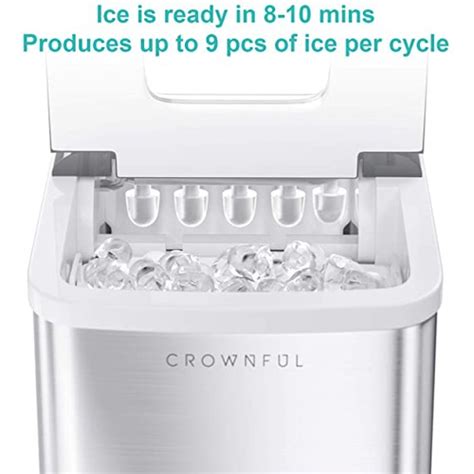 Countertop Ice Maker Portable Ice Machine by Crownful (IM2102-UL ...