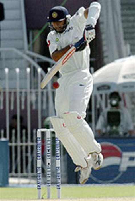 Rahul Dravid cuts the ball during his century | ESPNcricinfo.com