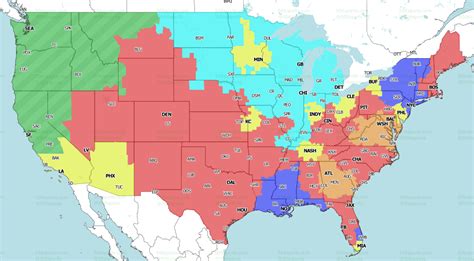 NFL Week 4 coverage map: TV schedule for CBS, Fox regional broadcasts ...