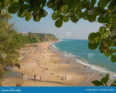 Varkala Beach, Kerala, India Editorial Photography - Image of seascape, people: 108168012