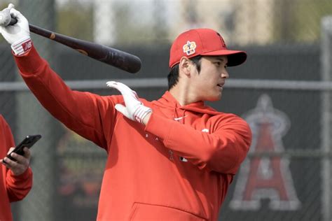 Even a Shohei Ohtani batting practice session is a spectacle to behold