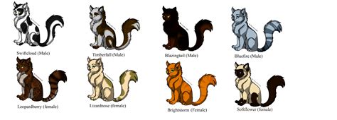 Free Warrior Cat Breedables by Natural--20 on DeviantArt