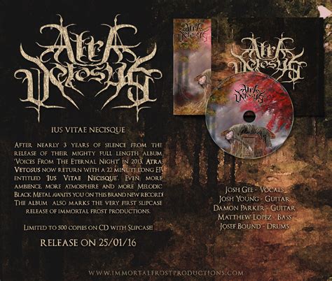 Atra Vetosus - Ius Vitae Necisque (CD / Digital) › Immortal Frost ...