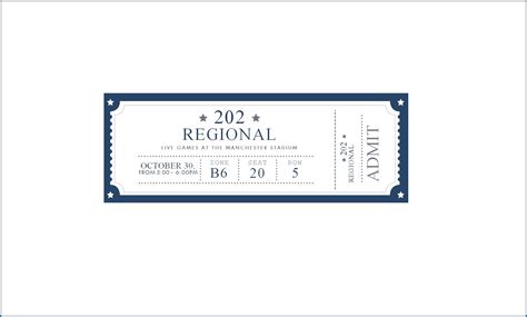 √ Free Printable Event Ticket Template