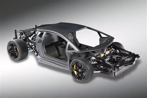 Lamborghini Previews Aventador LP700-4 Rolling Chassis Ahead Of Geneva