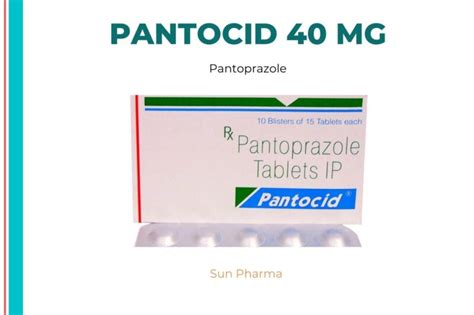 Buy PANTOCID 40 MG 15 Tablets online at GymPharmacy