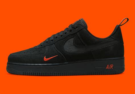 Nike Air Force 1 Low "Black/Orange" DZ4514-001 | SneakerNews.com