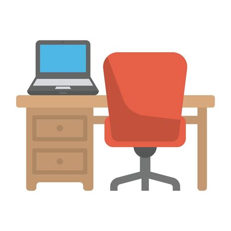 Office Desk Concepts 4985155 Vector Art at Vecteezy