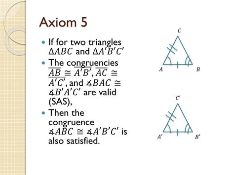 PPT - Hilbert’s Axioms for Euclidean Geometry Axioms of Congruence ...