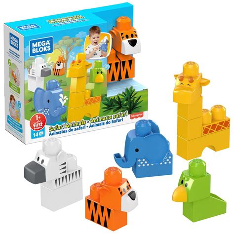 Mega Bloks Safari Animals - 14 Blocks | Walmart Canada