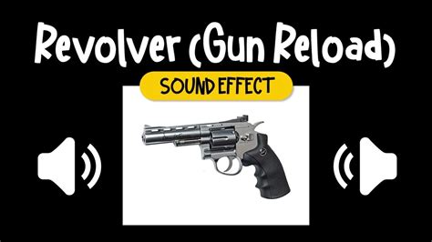 Revolver (Gun Reload) Sound Effect | 上膛 手槍 槍械 武器 音效 (High Quality) - YouTube