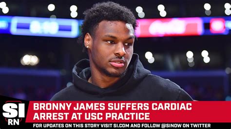 Bronny James Suffers Cardiac Arrest at USC Practice - Sports ...