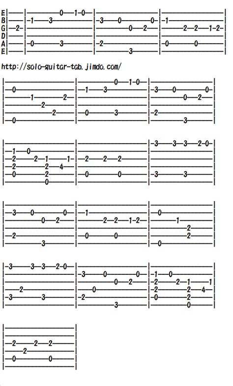 Easy Classical Guitar Sheet Music (Tabs), Greensleeves | Classical guitar, Guitar tabs ...