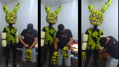 SPRINGTRAP ANIMATRONIC ROBÓTICA!! - YouTube