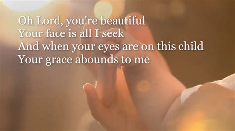 Oh Lord, You're Beautiful (a capella) - YouTube