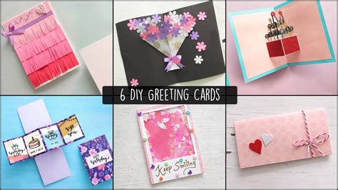 6 Easy Greetings Cards Ideas | Handmade Greeting Cards - Crafter At Heart